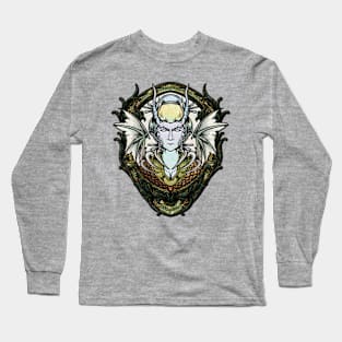 Dark fantasy creature with wings Long Sleeve T-Shirt